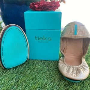 Metallic Gold Tieks - 6